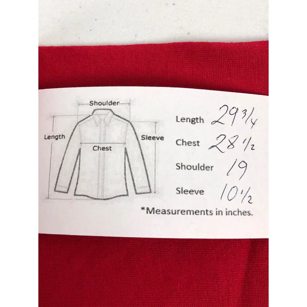 Vintage Men 2XL Shirt Single Stitch Red Made In USA Cotton Blend Blank 50/50 EUC